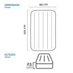 Materasso Classic Downy Twin Singolo Cm.191X99X25H. Peso Kg.2,58 (64757) Intex in Letti gonfiabili BricoGo - Marano di Napoli, commercioVirtuoso.it