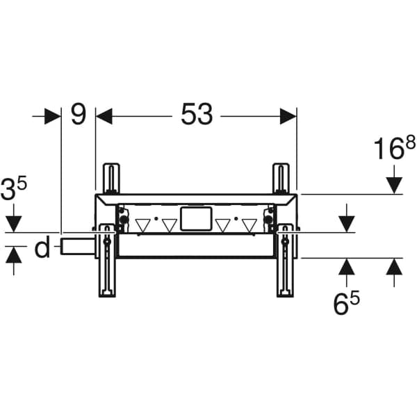 Modulo Combifix Per Doccia Con Scarico A Parete Geberit Per Massetto H.6590 Mm Geberit in Bidet BricoGo - Marano di Napoli, commercioVirtuoso.it