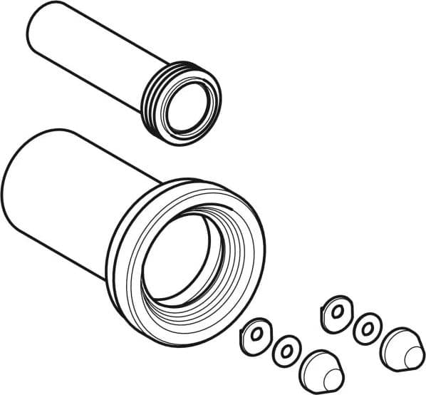 Set Per Allacciamento Geberit Per Vaso Sospeso, Lunghezza 18,5 Cm Geberit in Serbatoi igienici BricoGo - Marano di Napoli, commercioVirtuoso.it