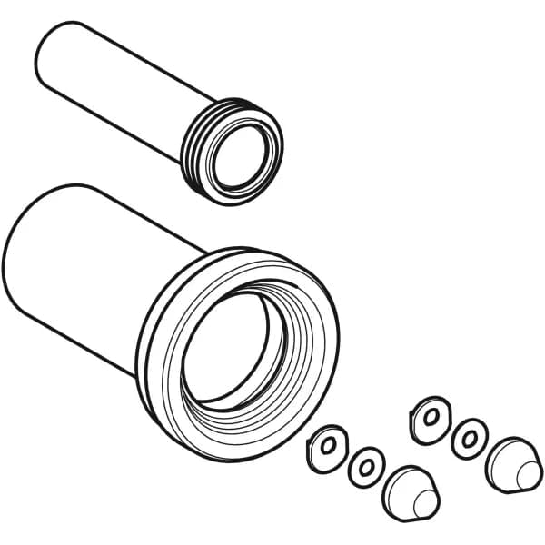Set Per Allacciamento Geberit Per Vaso Sospeso, Lunghezza 18,5 Cm Geberit in Serbatoi igienici BricoGo - Marano di Napoli, commercioVirtuoso.it