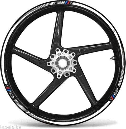 STRISCE ADESIVE compatibili per MOTO BMW GS adesivi CERCHI 17" 19" tuning RALLY in Decalcomanie adesivi e magneti LabelBike - Bibbiano, commercioVirtuoso.it