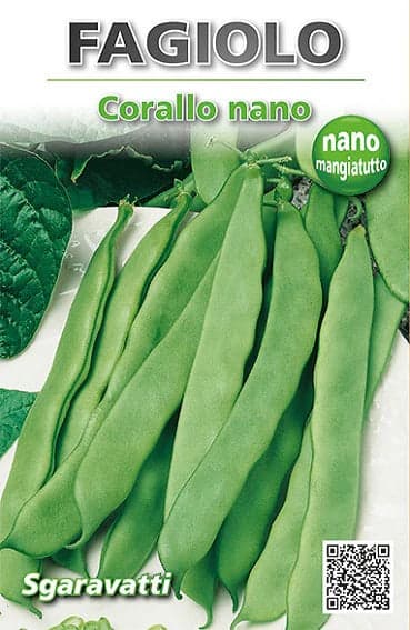 Semi Per Fagioli Fagiolo Nano Corallo - Gr 250 - Sgaravatti