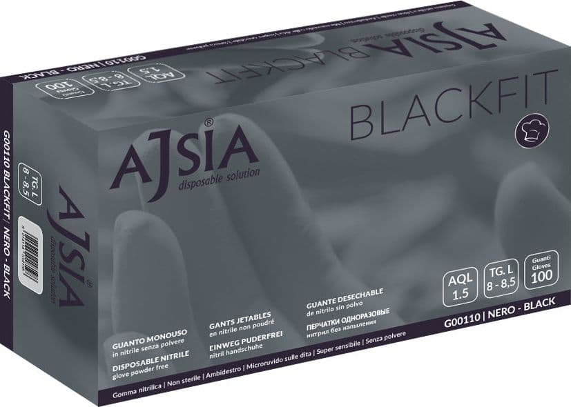 Guanti Nitrile Monouso 'Blackfit' Gr 3,5 - Tg. M - Ajsia in Monouso BricoGo - Marano di Napoli, commercioVirtuoso.it