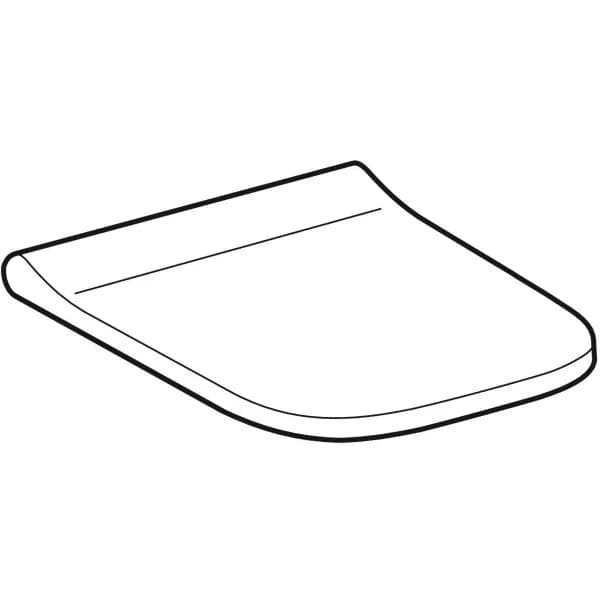 Sedile Coprivaso Copriwater Geberit Smyle Square, Design Slim Chiusura Ammortizzata Soft Close in Sedili WC BricoGo - Marano di Napoli, commercioVirtuoso.it