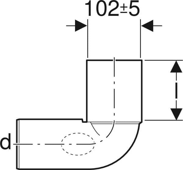 Curva Per Wc A Pavimento Con Due Attacchi Geberit - Dm 110-40 - 10 Pezzi - Geberit in Vasi WC BricoGo - Marano di Napoli, commercioVirtuoso.it