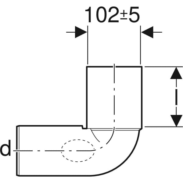 Curva Per Wc A Pavimento Con Due Attacchi Geberit - Dm 110-50 - 10 Pezzi - Geberit in Vasi WC BricoGo - Marano di Napoli, commercioVirtuoso.it