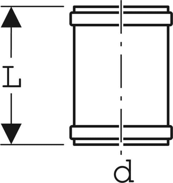 Manicotto Doppio Bicchiere Scorrevole Pp-Hts - Dm 50 - 20 Pezzi - Geberit in Serbatoi igienici BricoGo - Marano di Napoli, commercioVirtuoso.it