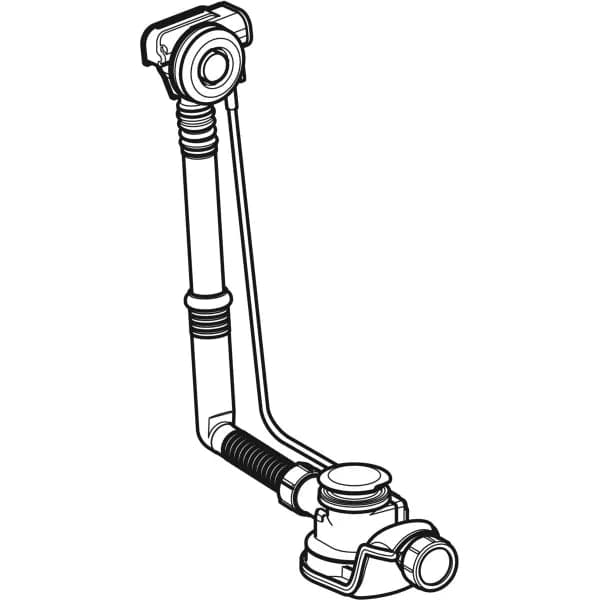 Sifone Colonna Vasca Da Bagno Geberit Con Comando A Pulsante Pushcontrol, D52, Lunghezza 26 Cm, Con Accessori Di Completamento in Colonna BricoGo - Marano di Napoli, commercioVirtuoso.it