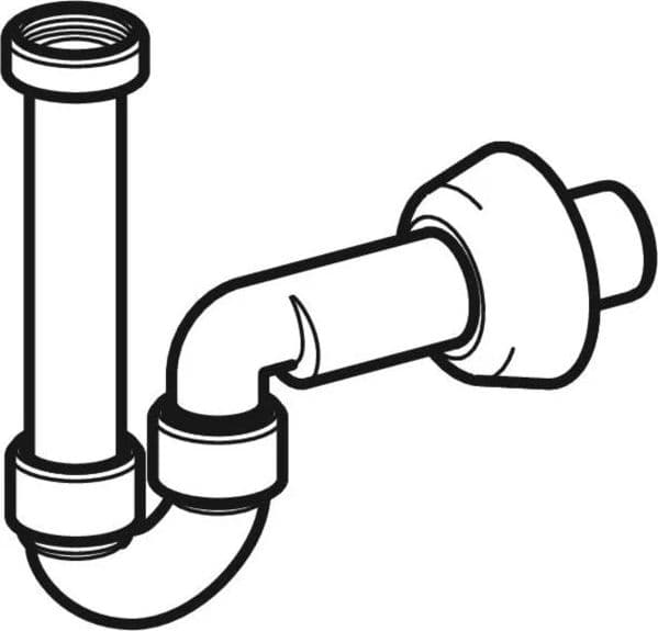 Sifone Cromato Curvo Geberit Per Lavabo E Bidet, Scarico Orizzontale Orientabile Ø 40 X 11/4 in Trappole BricoGo - Marano di Napoli, commercioVirtuoso.it