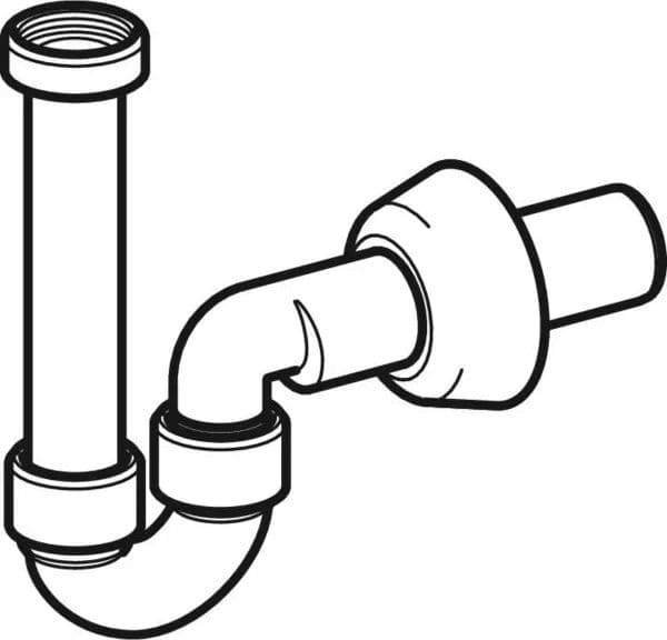 Sifone Curvo Geberit Per Lavabo E Bidet, Scarico Orizzontale Orientabile Ø 40 X 11/4 Bianco in Trappole BricoGo - Marano di Napoli, commercioVirtuoso.it