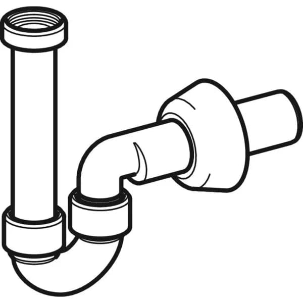 Sifone Curvo Geberit Per Lavabo E Bidet, Scarico Orizzontale Orientabile Ø 40 X 11/4 Bianco in Trappole BricoGo - Marano di Napoli, commercioVirtuoso.it