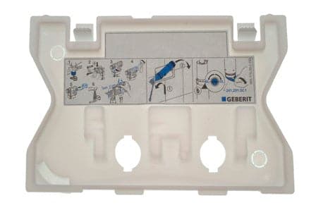 Placca Di Protezione Sigma 8 Doppio Scarico Geberit 242.418.00.1 in Placche per interruttori BricoGo - Marano di Napoli, commercioVirtuoso.it