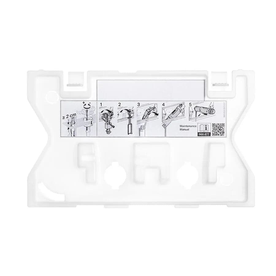 Placca Di Protezione Sigma 8 Doppio Scarico Geberit 242.418.00.1 in Placche per interruttori BricoGo - Marano di Napoli, commercioVirtuoso.it