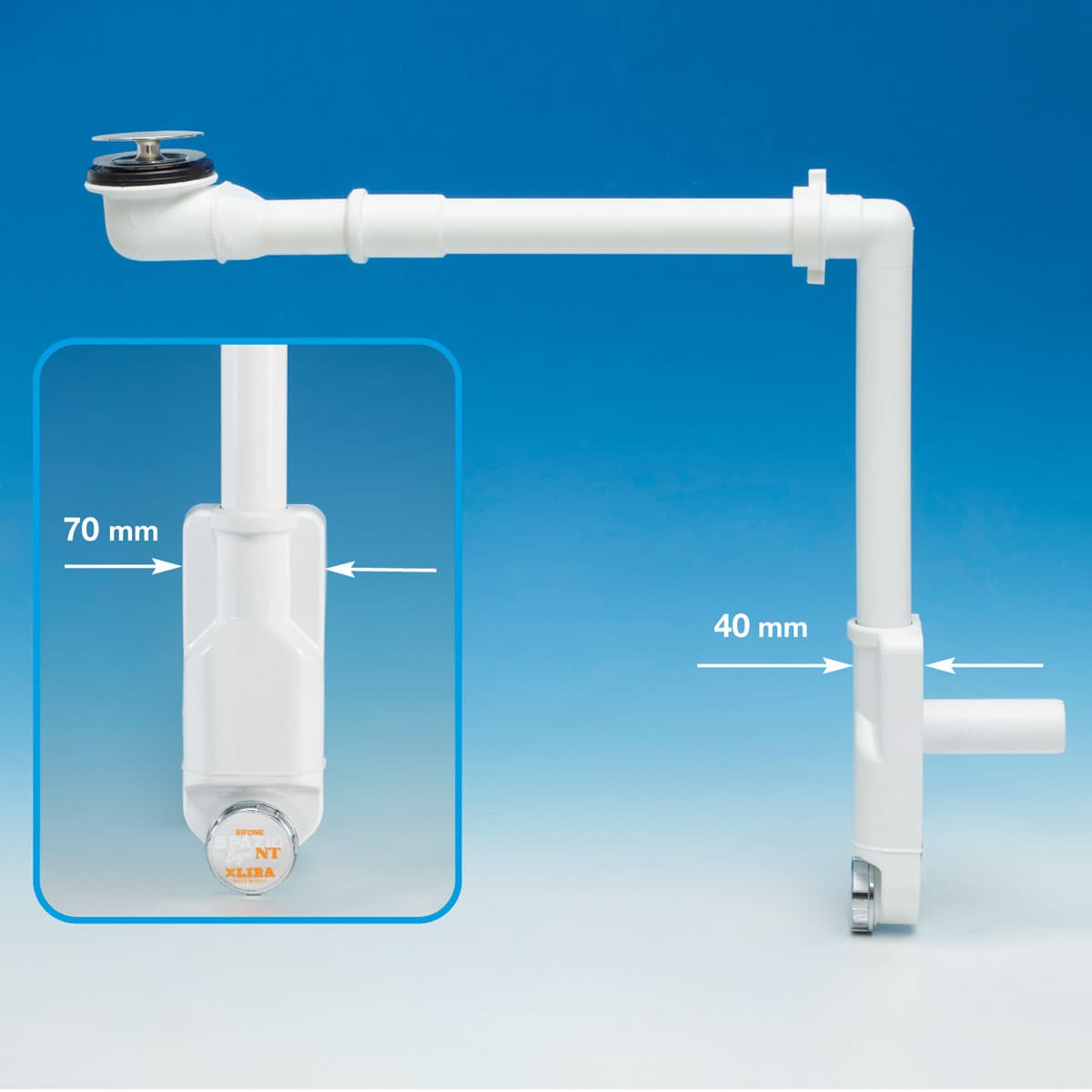 Kit Spazio Bagno Nt Sifone Salvaspazio Per Lavabo + Piletta Basket Bagno Bassa in Trappole BricoGo - Marano di Napoli, commercioVirtuoso.it