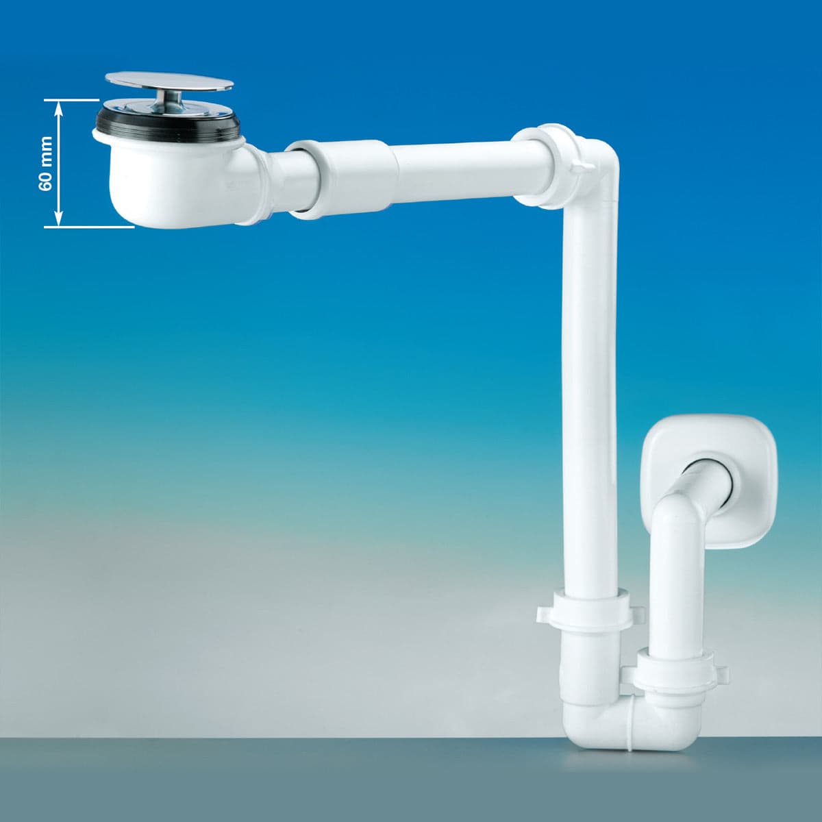 Kit Spazio Bagno Sifone Salvaspazio Per Lavabo + Piletta Bassa Bianco Lira in Trappole BricoGo - Marano di Napoli, commercioVirtuoso.it