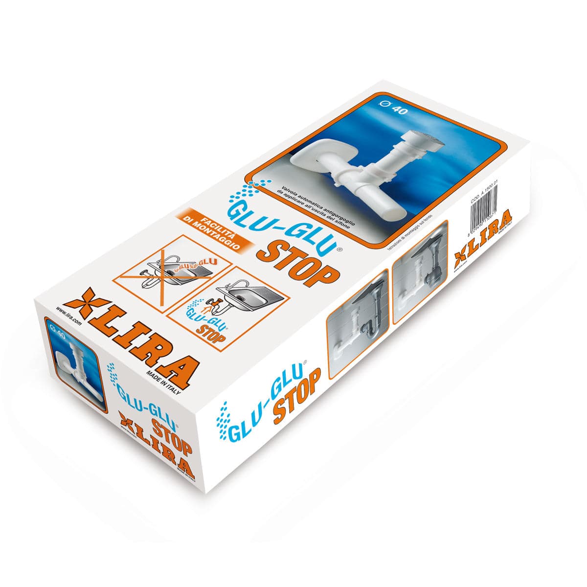 Valvola Automatica Glu Glu Stop Per Cucina Antiriflusso E Anti Roditore Lira Ø40 in Valvole di sicurezza BricoGo - Marano di Napoli, commercioVirtuoso.it
