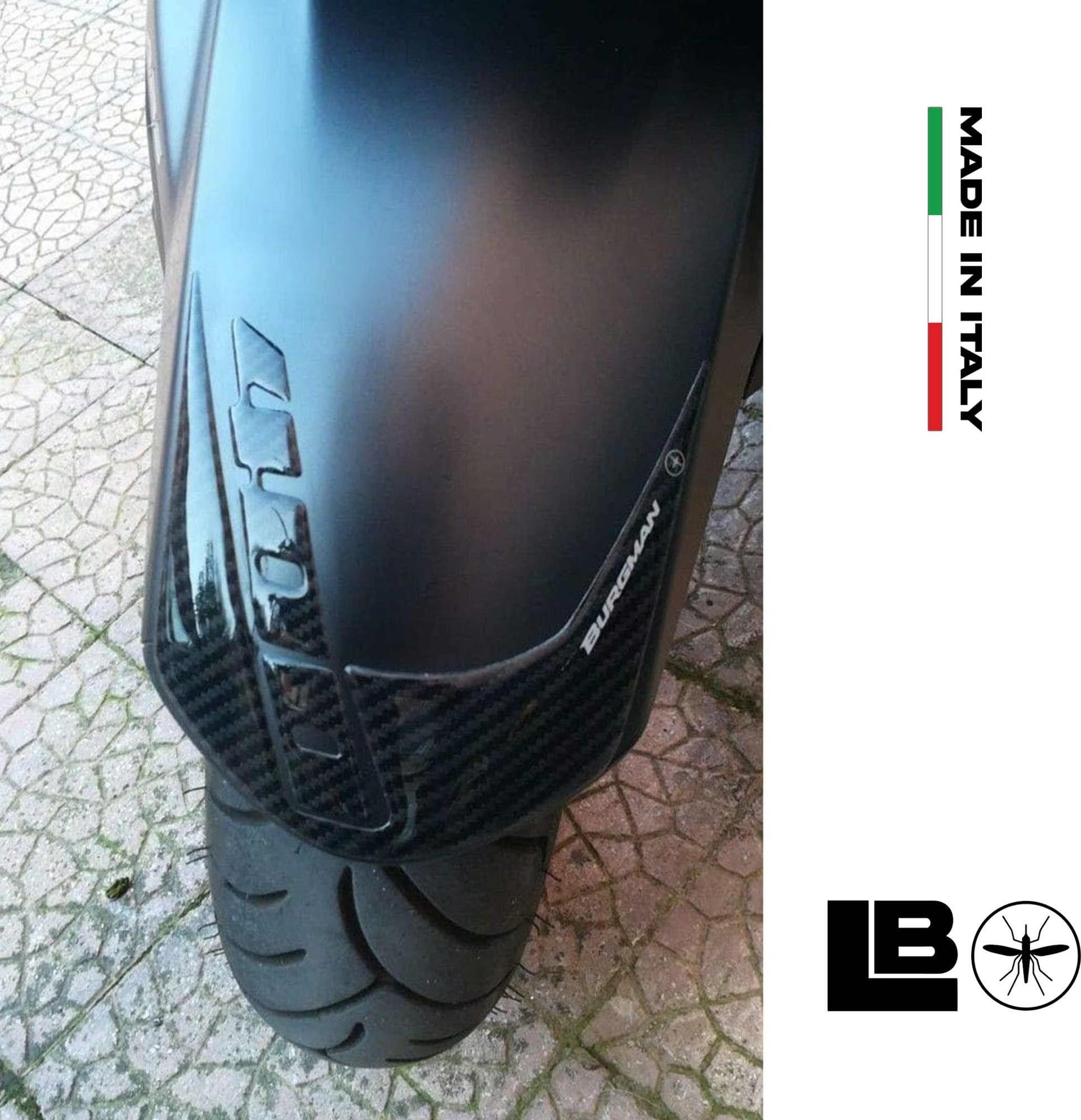 ADESIVO 3D PROTEZIONE PARAFANGO compatibile scooter SUZUKI BURGMAN 400 2017-2023 in Decalcomanie adesivi e magneti LabelBike - Bibbiano, commercioVirtuoso.it