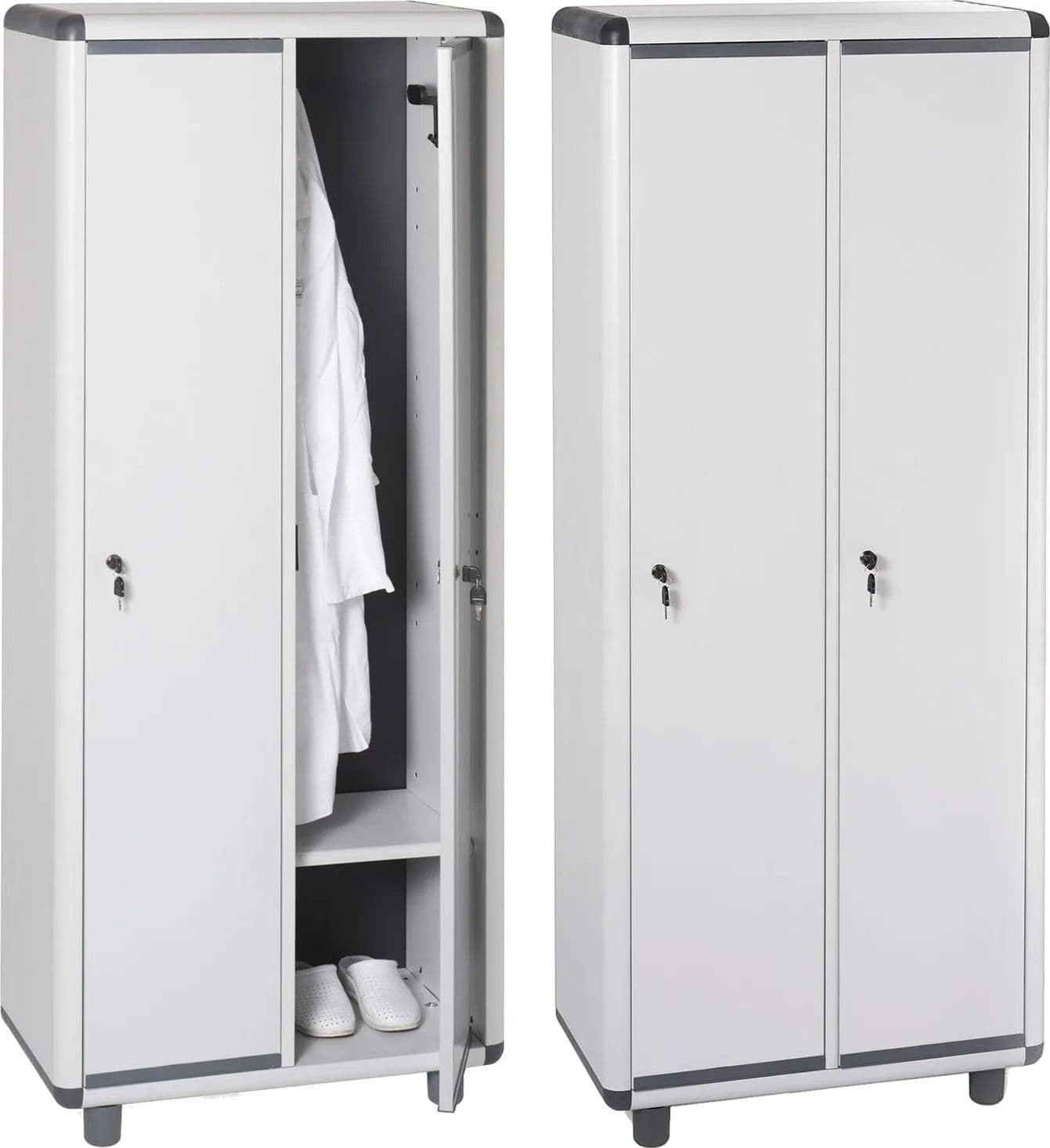Armadio Spogliatoio 'Easy' 2 Posti 72X39X175H Cm Garofalo in Armadi BricoGo - Marano di Napoli, commercioVirtuoso.it
