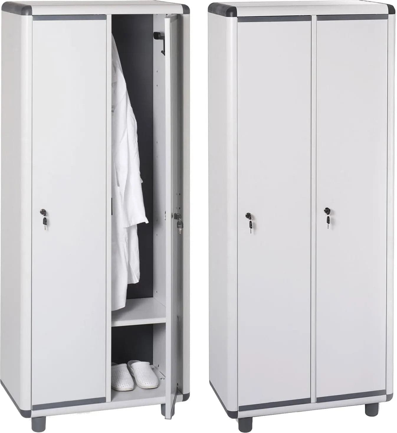 Armadio Spogliatoio 'Easy' 2 Posti 72X39X175H Cm Garofalo in Armadi BricoGo - Marano di Napoli, commercioVirtuoso.it