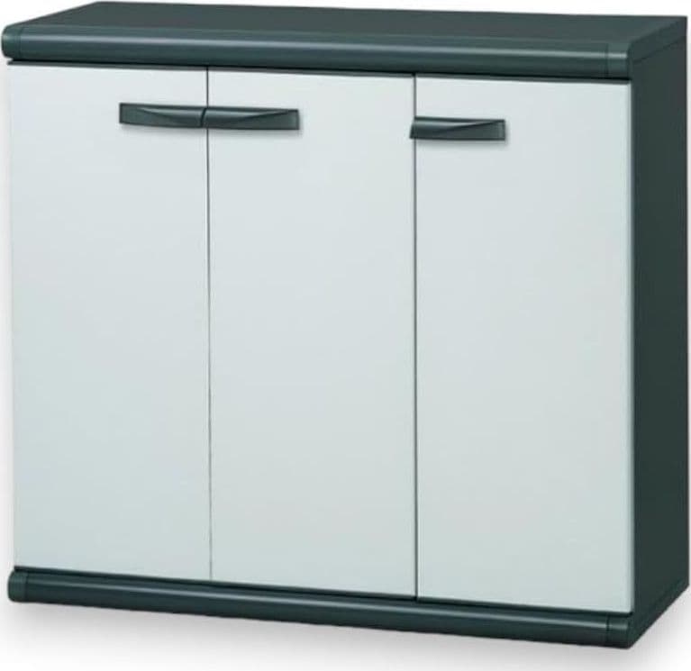 Armadio Basso Per Raccolta Differenziata 3 Ante 'Scik' Cm 93,6X39X86H Garofalo in Sistemi di contenitori per raccolta differenziata BricoGo - Marano di Napoli, commercioVirtuoso.it