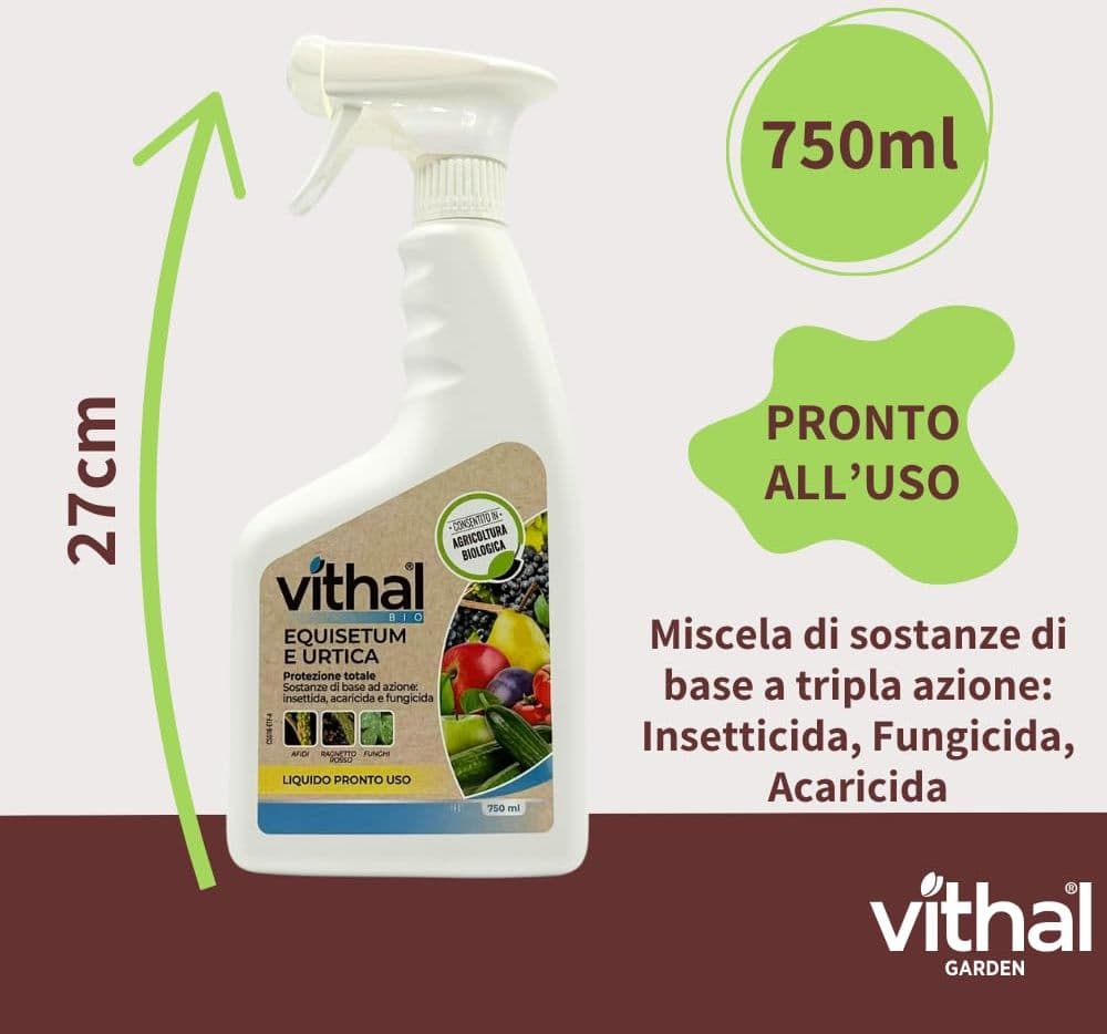 Liquido Protezione Totale 'Equisetum E Urtica' Ml. 750 - Vithal in Fungicidi BricoGo - Marano di Napoli, commercioVirtuoso.it