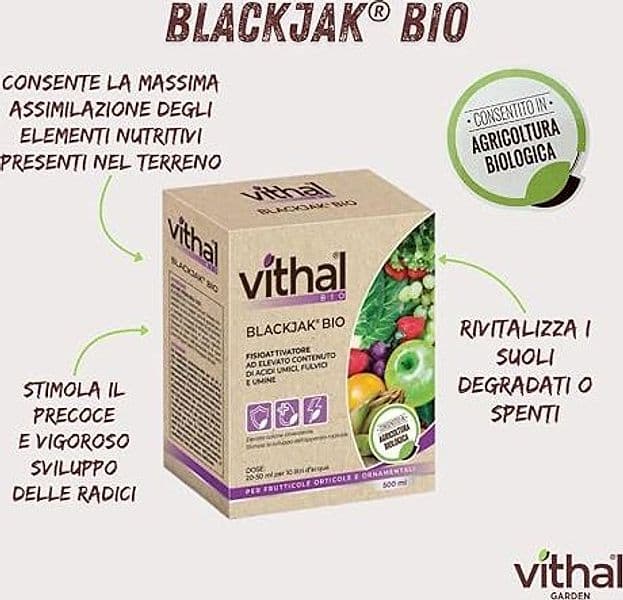 Concime Organico Fisioattivatore 'Blackjak Bio' Ml 500 - Vithal in Fertilizzanti multiuso BricoGo - Marano di Napoli, commercioVirtuoso.it