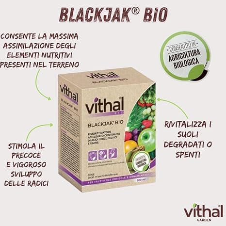 Concime Organico Fisioattivatore 'Blackjak Bio' Ml 500 - Vithal in Fertilizzanti multiuso BricoGo - Marano di Napoli, commercioVirtuoso.it