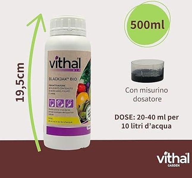 Concime Organico Fisioattivatore 'Blackjak Bio' Ml 500 - Vithal in Fertilizzanti multiuso BricoGo - Marano di Napoli, commercioVirtuoso.it