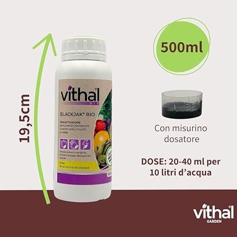 Concime Organico Fisioattivatore 'Blackjak Bio' Ml 500 - Vithal in Fertilizzanti multiuso BricoGo - Marano di Napoli, commercioVirtuoso.it