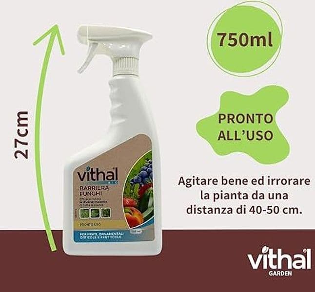 Liquido Bio Barriera Funghi Ml. 750 - Vithal in Fungicidi BricoGo - Marano di Napoli, commercioVirtuoso.it