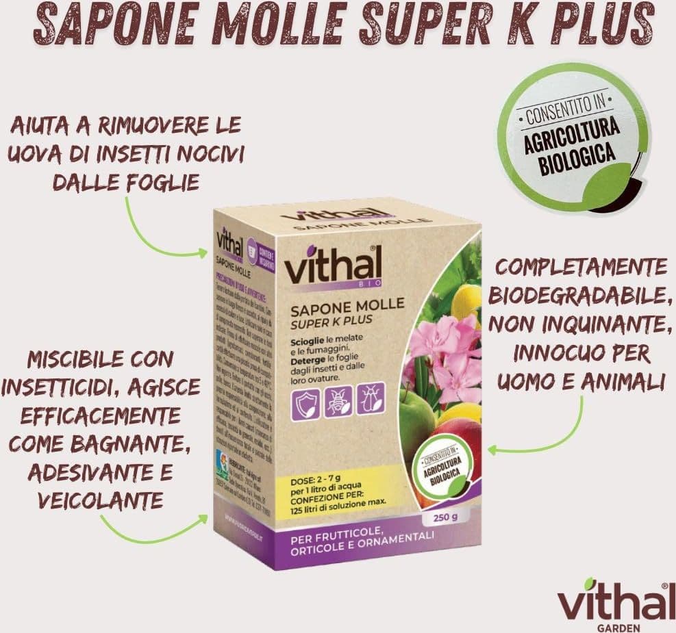 Sapone Molle Super K Plus Vithal Bio- - Gr.250 - 3 Pezzi Vithal in Nutrienti e additivi BricoGo - Marano di Napoli, commercioVirtuoso.it