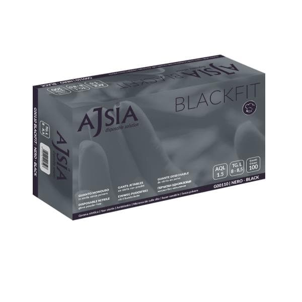 Guanti Nitrile Monouso 'Blackfit' Gr 3,5 - Tg. M - Ajsia in Monouso BricoGo - Marano di Napoli, commercioVirtuoso.it