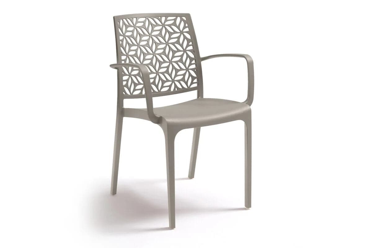 Sedia In Polipropilene 'Ninfa Armchair' Taupe - Bica in Sedie per tavolo da giardino BricoGo - Marano di Napoli, commercioVirtuoso.it