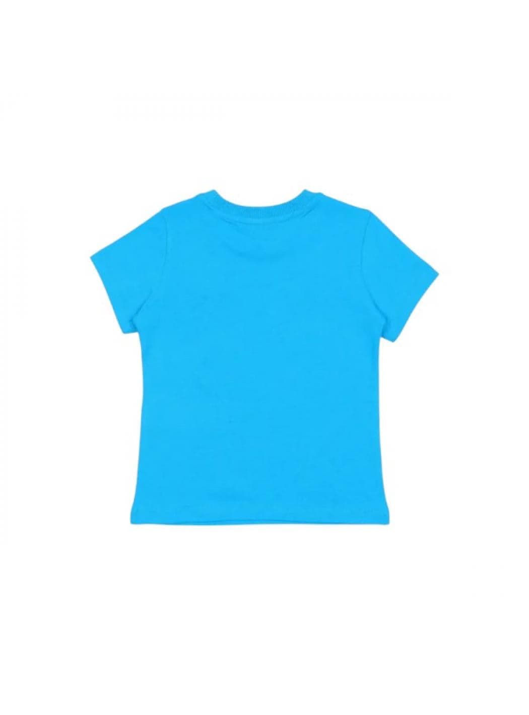 moschino T-shirt Bambino Moschino H6M04K_LAA01_TURCHESE da bambino in T-shirt Drestige - Casamassima, commercioVirtuoso.it