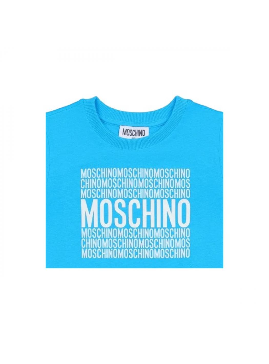 moschino T-shirt Bambino Moschino H6M04K_LAA01_TURCHESE da bambino in T-shirt Drestige - Casamassima, commercioVirtuoso.it
