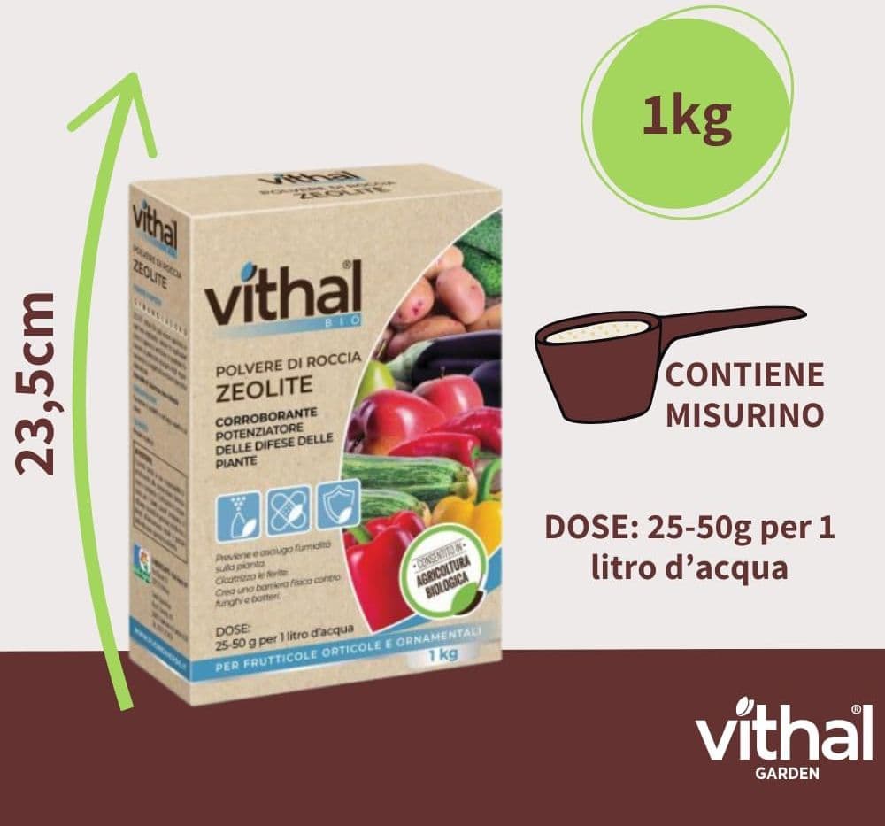 Vithal Integratore Di Zeolite Per Piante Kg. 1 in Disintossicazione e purificazione BricoGo - Marano di Napoli, commercioVirtuoso.it