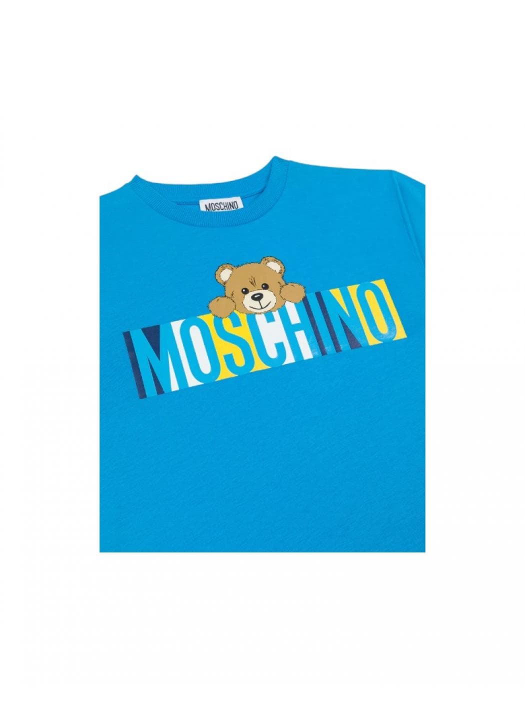 moschino T-shirt Bambino Moschino HMM050_LAA02_41047 da bambino in T-shirt Drestige - Casamassima, commercioVirtuoso.it