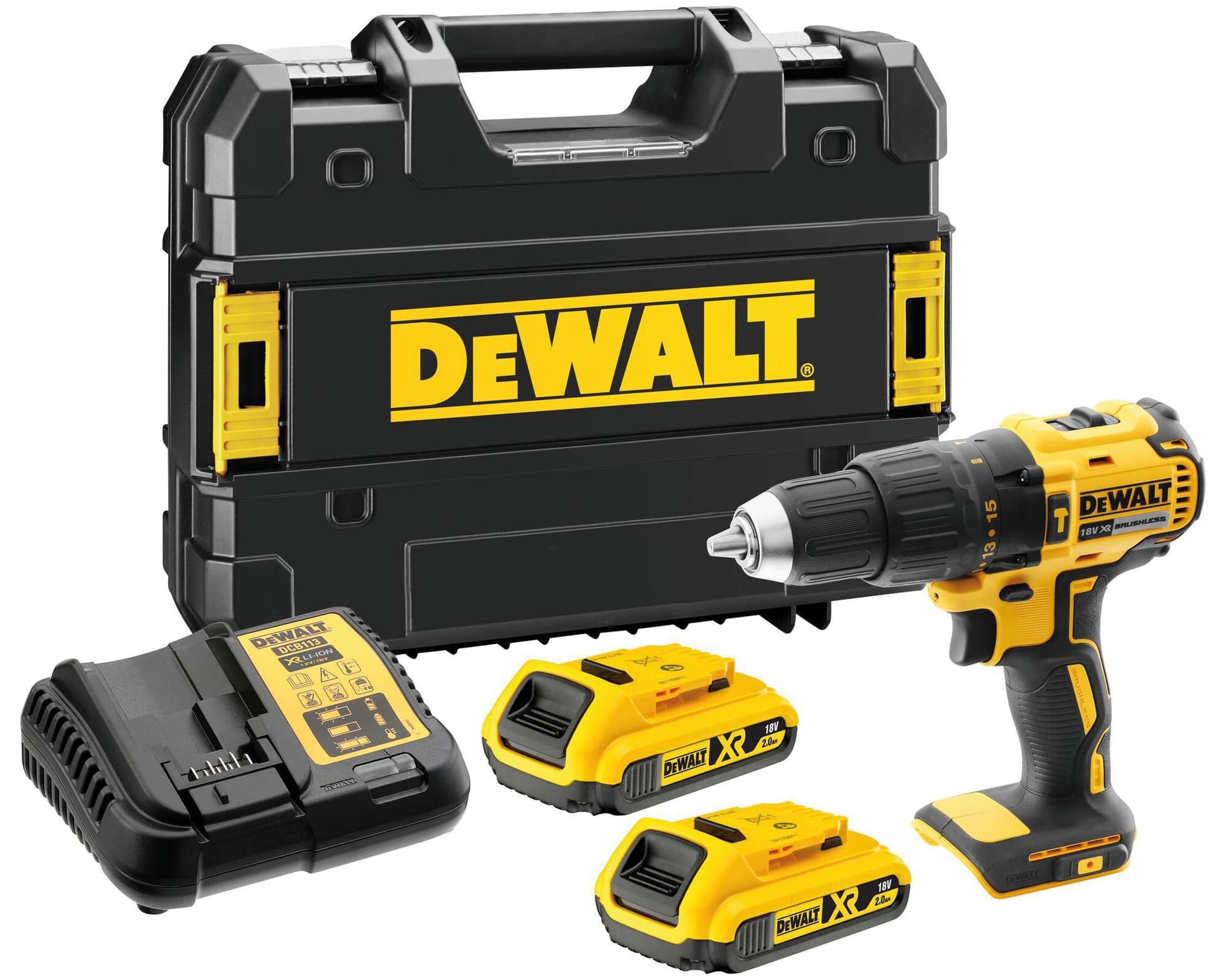 Dewalt Trapano Avvitatore Con Percussione 18V Dcd778D2T-Qw 2 Batterie 2,0 Ah In Valigetta Tstak in Trapani a percussione BricoGo - Marano di Napoli, commercioVirtuoso.it