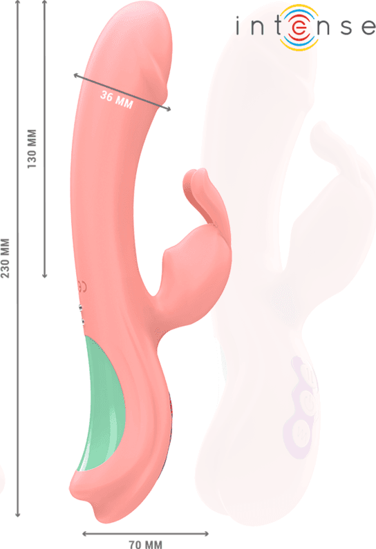 INTENSE - RACHEL RABBIT VIBRATOR 5 VIBRAZIONI ROSA in Vibratori G-Spot Desideria Shop - Latina, commercioVirtuoso.it