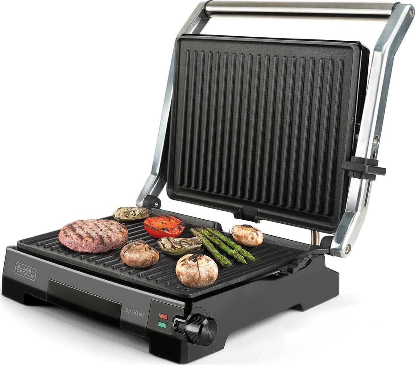 Black+Decker Bistecchiera Bxgr2200E 2.200 W in Barbecue elettrici BricoGo - Marano di Napoli, commercioVirtuoso.it
