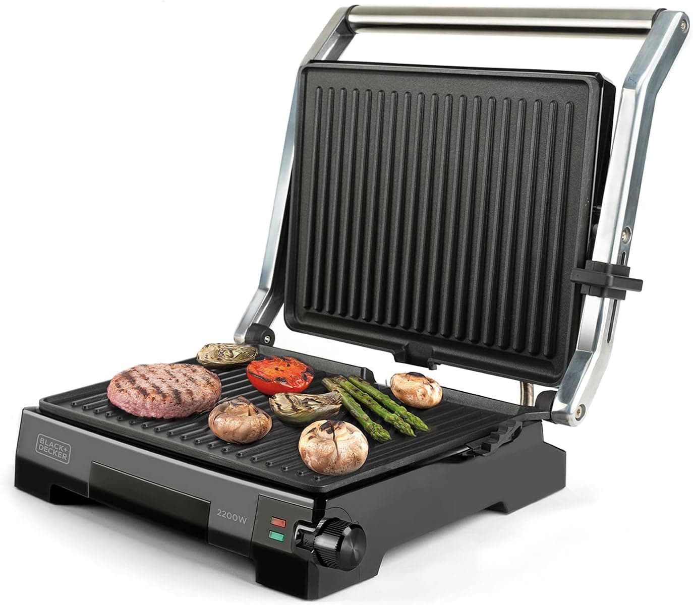 Black+Decker Bistecchiera Bxgr2200E 2.200 W in Barbecue elettrici BricoGo - Marano di Napoli, commercioVirtuoso.it