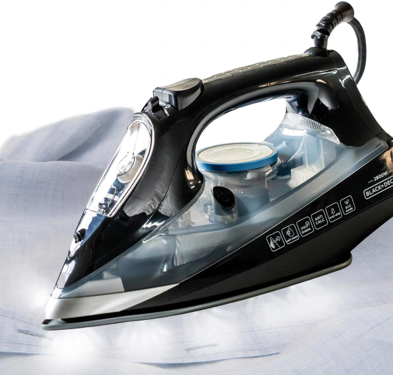 Black+Decker Ferro Da Stiro Bxir2805E 2.800 W - 360 Ml. Piastra In Ceramica in Ferri a vapore BricoGo - Marano di Napoli, commercioVirtuoso.it