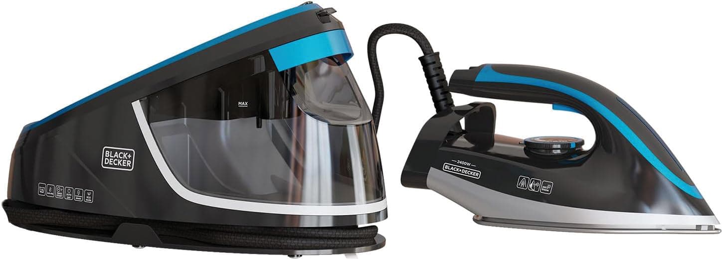 Black+Decker Sistema Stirante A Carica Continua Bxss2401E 2.400 W - 1,5 Lt. Piastra In Ceramica in Ferri a caldaia BricoGo - Marano di Napoli, commercioVirtuoso.it