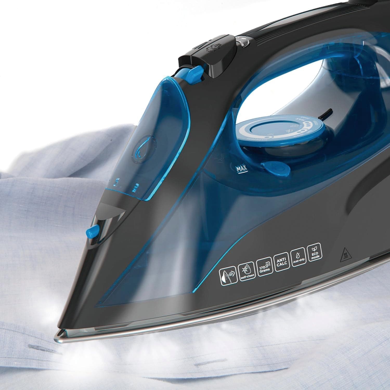 Black+Decker Ferro Da Stiro Bxir2605E 2.600 W - 430 Ml. Piastra In Acciaio in Ferri a vapore BricoGo - Marano di Napoli, commercioVirtuoso.it