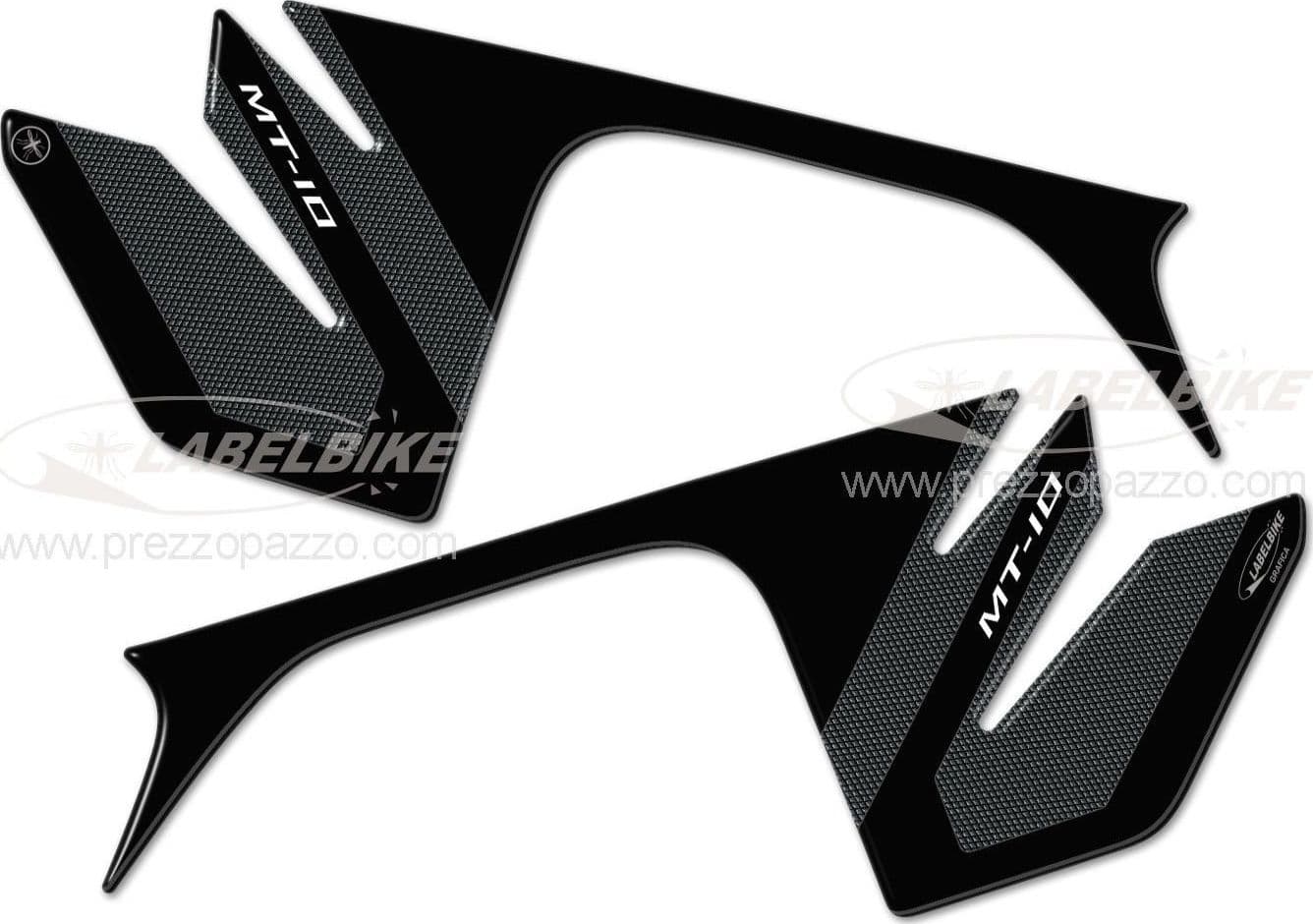 2 ADESIVI gel 3D PROTEZIONI LATERALI SERBATOIO compatibili per MOTO YAMAHA MT-10 in Paraserbatoio LabelBike - Bibbiano, commercioVirtuoso.it