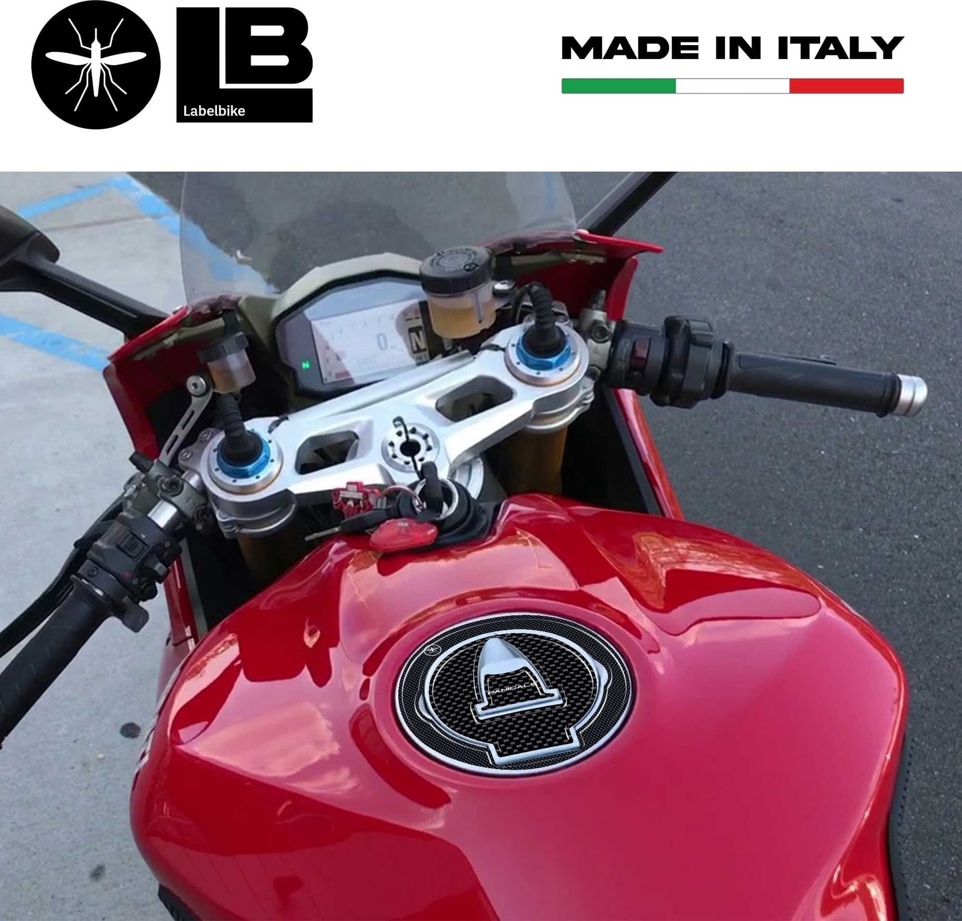 Adesivo Gel 3D Protezione Tappo Serbatoio compatibile per Moto Ducati Panigale in Decalcomanie adesivi e magneti LabelBike - Bibbiano, commercioVirtuoso.it