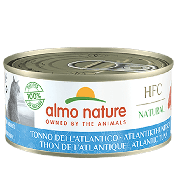 Almo Nature Scatoletta HFC Natural gusto Tonno dell'Atlantico per Gatti Adulti in Probiotici 101 Market - Poggibonsi, commercioVirtuoso.it