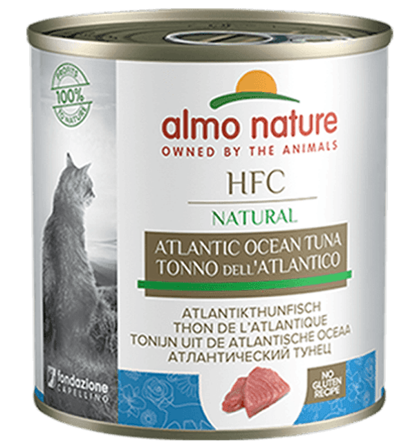 Almo Nature Scatoletta HFC Natural gusto Tonno dell'Atlantico per Gatti Adulti in Probiotici 101 Market - Poggibonsi, commercioVirtuoso.it