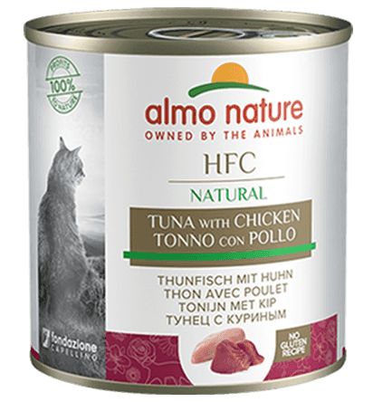Almo Nature Scatoletta HFC Natural Made in Italy gusto Tonno e Pollo per Gatti Adulti in  101 Market - Poggibonsi, commercioVirtuoso.it
