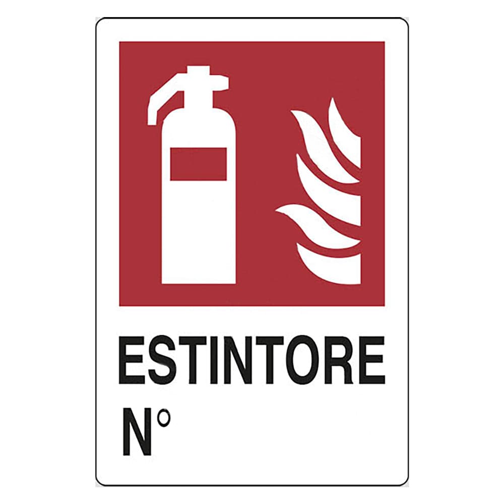 Cartello Segnaletica Estintore Antincendio Eurosignals